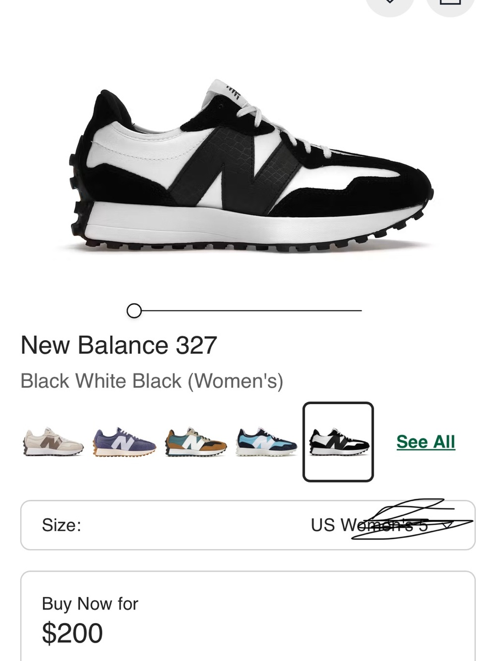 New Balance Black and White Wave Runner Sneakers